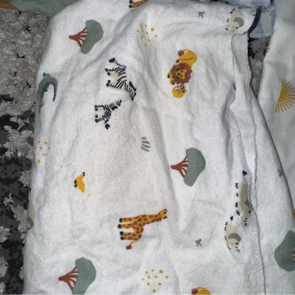 Lot Of (5) Cloud Island Baby Receiving Blankets Swaddles 30” X 31” Cotton - Picture 3 of 6